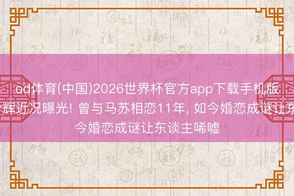 od体育(中国)2026世界杯官方app下载手机版 50岁孔令辉近况曝光! 曾与马苏相恋11年， 如今婚恋成谜让东谈主唏嘘